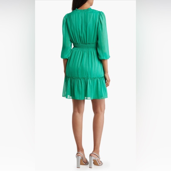 NWT Nanette By Nanette Lepore Yin Shadow Stripe Mini Dress Size 4 $145 - Picture 3 of 4